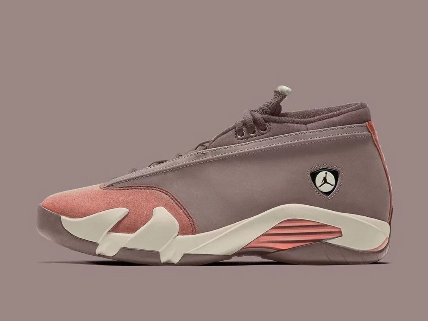 CLOT x Air Jordan 14 Low Grey Rose White Shoes